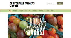 Desktop Screenshot of clintonvillefarmersmarket.org